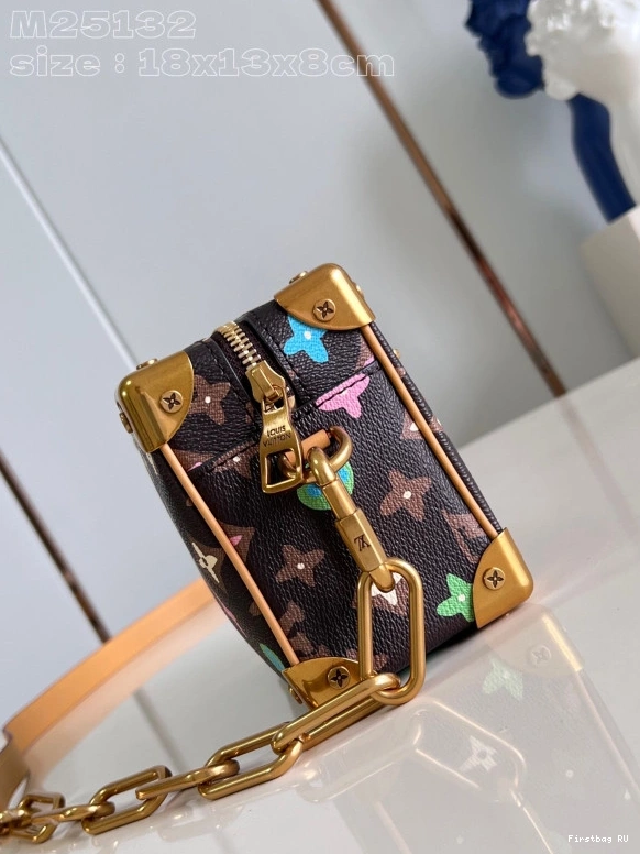 First bag ru MINI VUITTON TRUNK-18.5*13*8cm SOFT LOUIS 0809